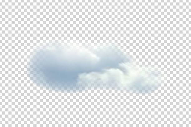 Vector realistic isolated cloud for template decoration and covering on the transparent background. Concept of storm and sky. Vector realistic isolated cloud for template decoration and covering on the transparent background. Concept of storm and sky. cirrus storm cloud cumulus cloud stratus stock illustrations