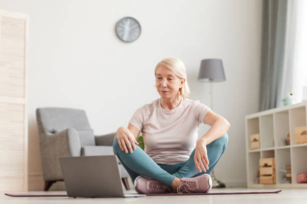 istock Woman sitting in the room 1225827914