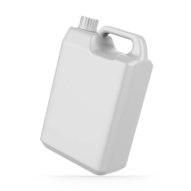 istock Blank  Plastic Jerry Can For Branding And Mock up, 3d Illustration, 1225833199