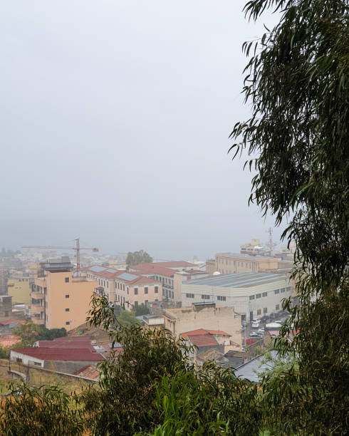 istock city in the fog - landscape 1225836721