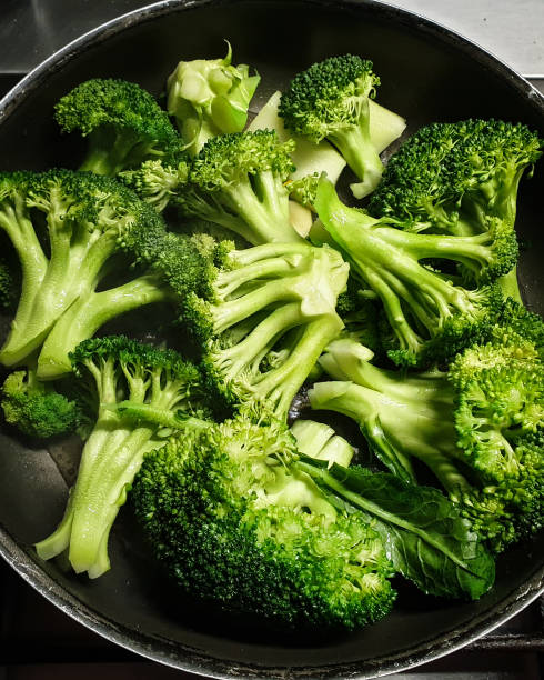 istock homemade broccoli in a pan - top view 1225838318