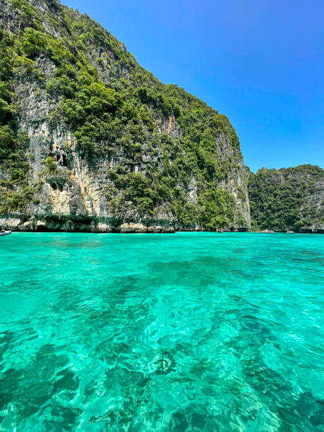 istock turquoise beautiful water in Phi Phi Islands, Krabi, Thailand. 1225845351