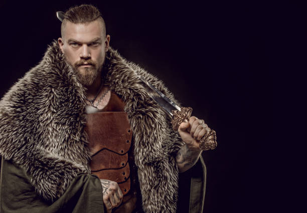 istock Portrait of a viking warrior 1225848025