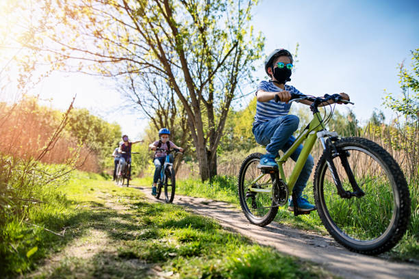 Family enjoying a bike trip during COVID-19 pandemic Mother and kids are enjoying a bike trip together during the COVID-19 pandemic.
Nikon D850 corona sun photos stock pictures, royalty-free photos & images