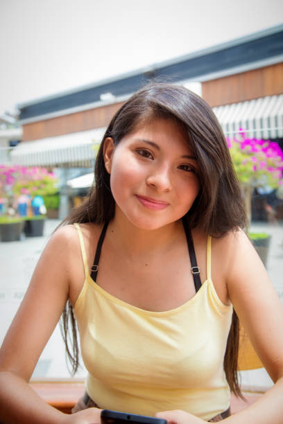 istock Young woman on terrace in Lima, Peru 1225853451