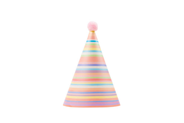 istock Colorful birthday cap, top view. 1225856369