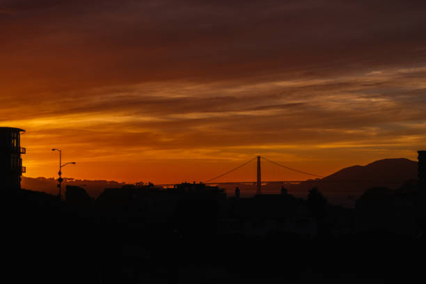 istock Oakland Bay bridge at sunset 1225864703
