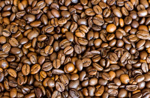 Photo of Coffee beans close up