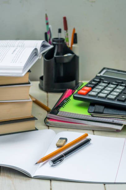 istock School supplies on the table 1225870751