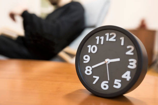 istock Alarm clock in the office on the table. Close-up. 1225871150