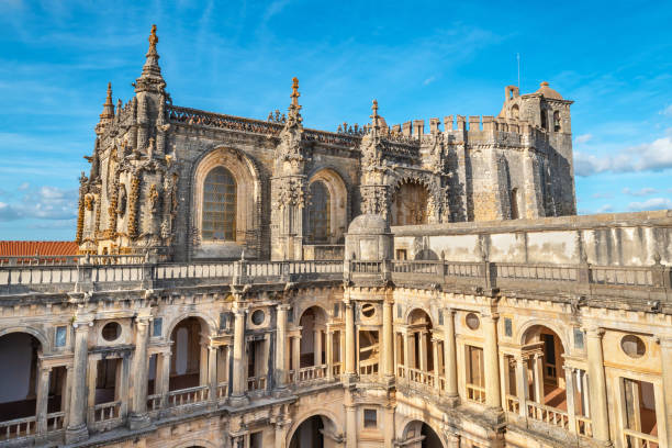 Convent of Christ in Tomar, Portugal stock photo