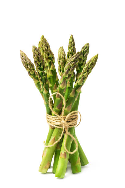 istock fresh green asparagus on a white background 1225875419