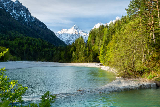 istock Jasna lake in Kranjska Gora 1225875901