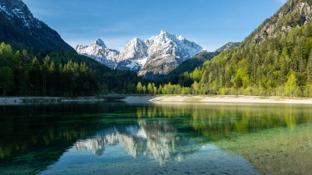istock Jasna lake in Kranjska Gora 1225875907