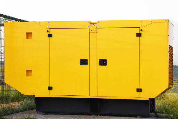 istock Electric power generator, Industrial diesel generator 1225881132