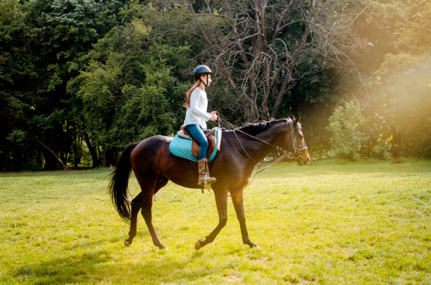 istock Girl on Horse riding 1225884411