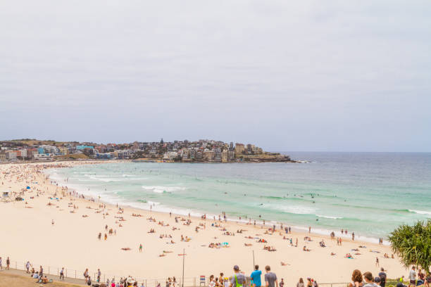 istock Bondi beach landscape view in Sydney, Australia 1225887138