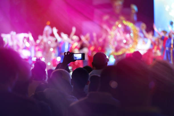 istock Taking a smart phone photo at an entertainment performance 1225891346