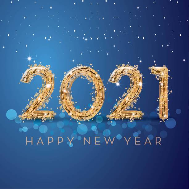 frohes neues jahr 2021 - 2021 stock-grafiken, -clipart, -cartoons und -symbole