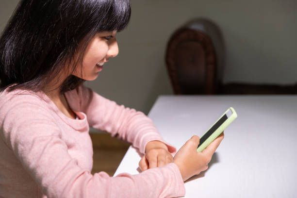 girl having a smart phone
