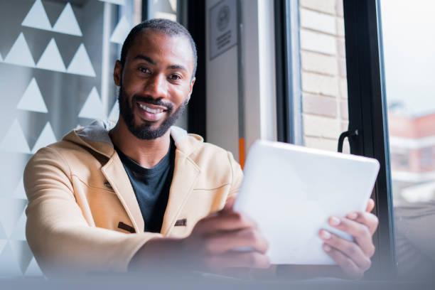 istock Man working in a coworking office 1225915904