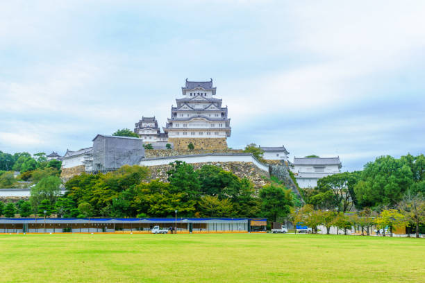 View of the Himeji Castle, dated 1333, in the city of Himeji, Hyogo Prefecture, Japan