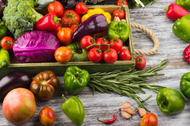 istock Set of vegetables in the tray 1225927730