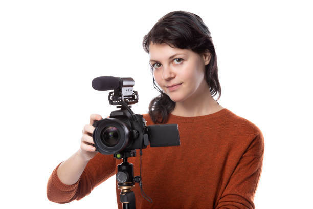 istock Art Student Studying to be a Filmmaker Holding a Camera 1225931899