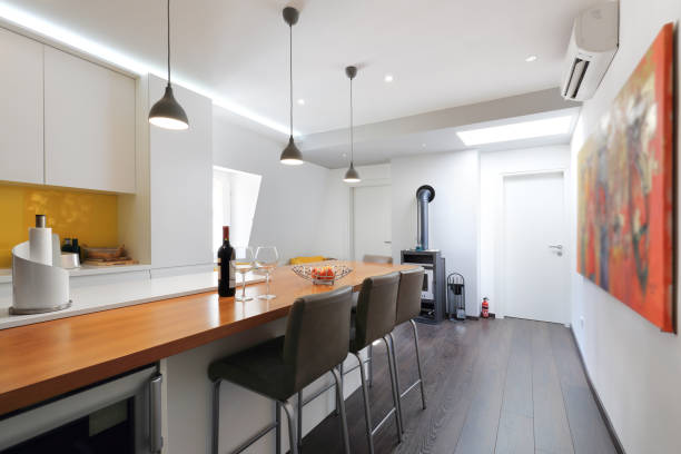 istock Kitchen and living room 1225933554