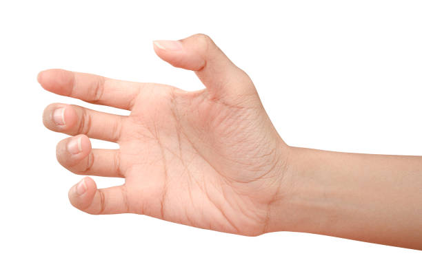 istock hand holding something like a bottle or can 1225934755