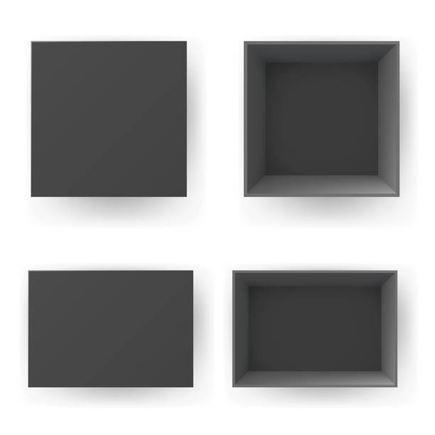 Top View Element Box 140+ Black Box Open Top View Stock Illustrations, Royalty-Free Vector ...