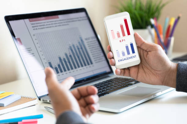 istock Digital marketing plan,online communication.strategy plan.planner team meeting.social engagement 1225940130