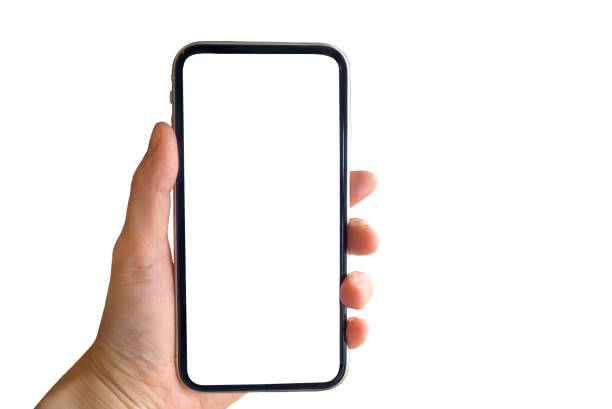 istock Woman hand holding smartphone 1225940444