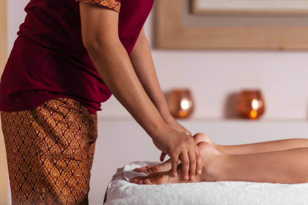 istock chinese massage for people who have problems with legs 1225954852