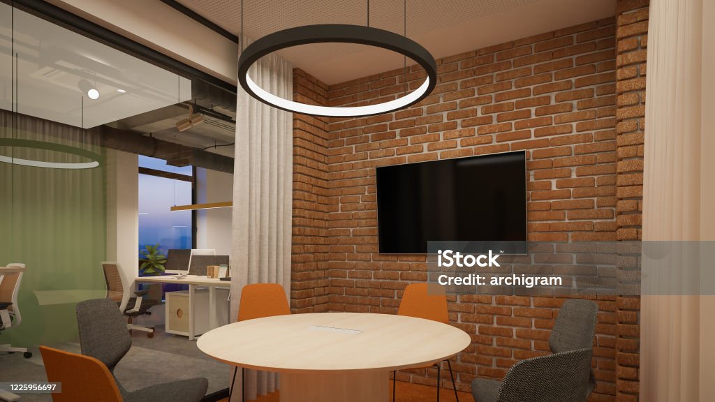 Office Visualization Render Computer Generated Image Of Office Architectural Visualization 3d ...