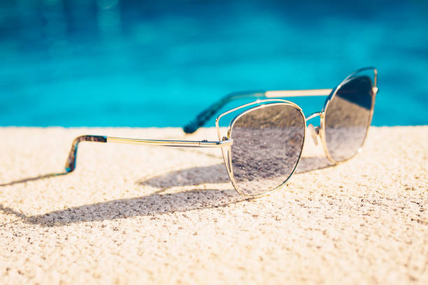 istock Sunglasses against the sunny sky 1225956775