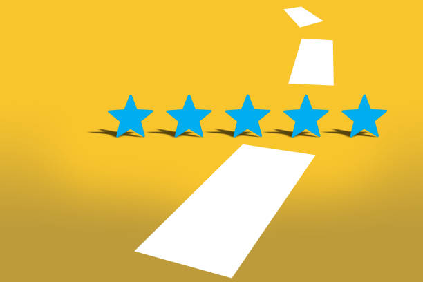 Five stars feedback concept and service excellent idea