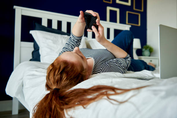 istock Woman spending time on browsing her phone 1225961193