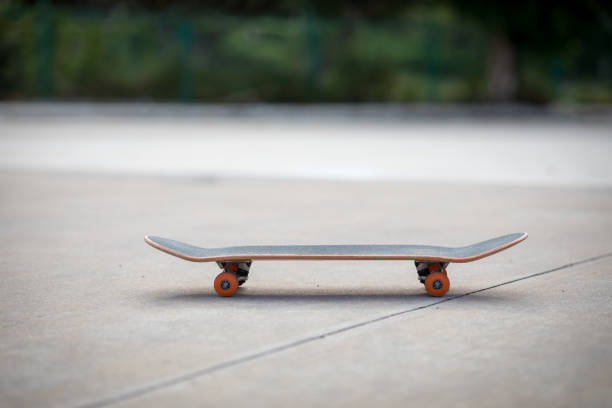 istock Skateboard ready for riding at outdoors 1225964594