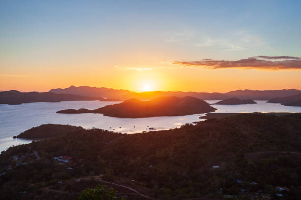 istock Coron town aerial panoramic view, Busuanga 1225973685