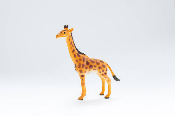 istock toy giraffe on a white background 1225977354