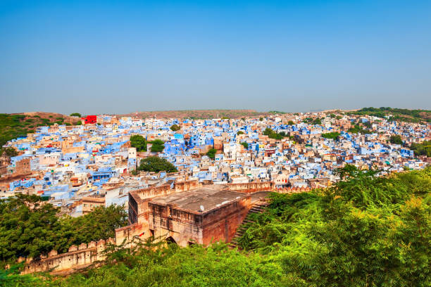 istock Jodhpur city aerial panoramic view, India 1225978486