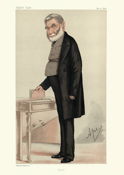 istock Anthony Panizzi, Principal Librarian British Museum, Vanity fair caricature 1225980107