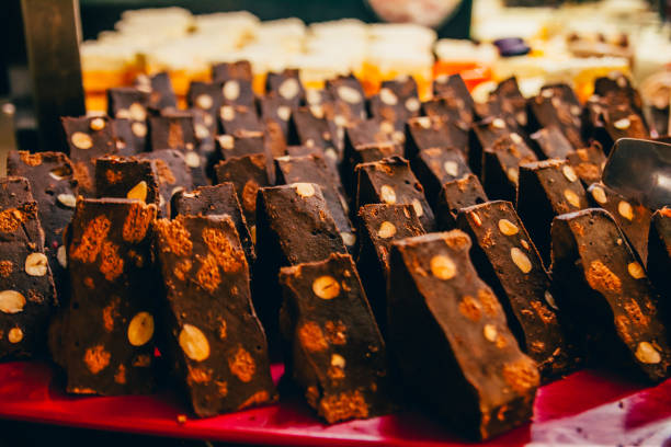 istock beautiful chocolate cake on the buffet table 1225982534