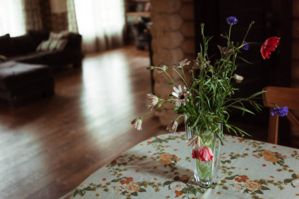istock Simple summer flowers at home. 1225983711