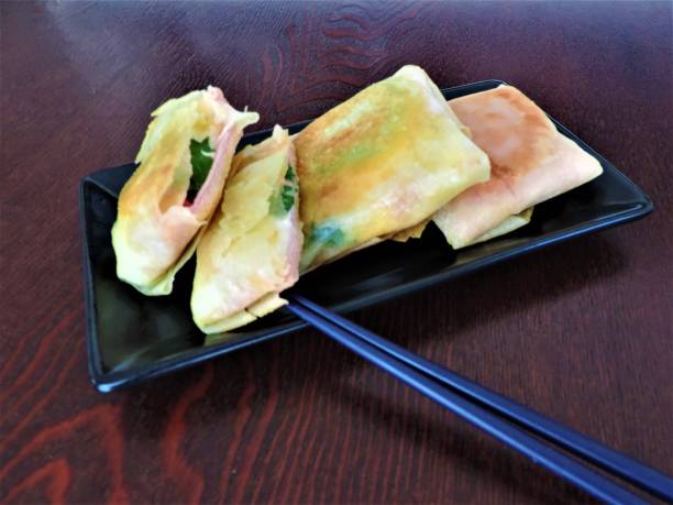 istock Homemade harumaki. 1225985203