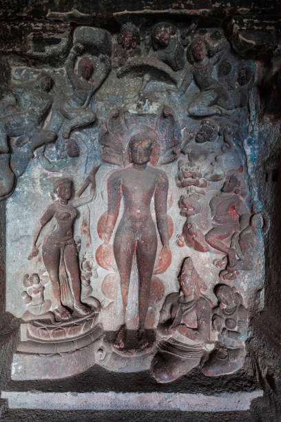 istock Relief carvings at Kailash Temple, Ellora 1225985901