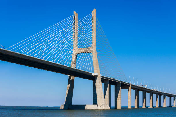 istock Vasco da Gama Bridge in Lisbon 1225985950