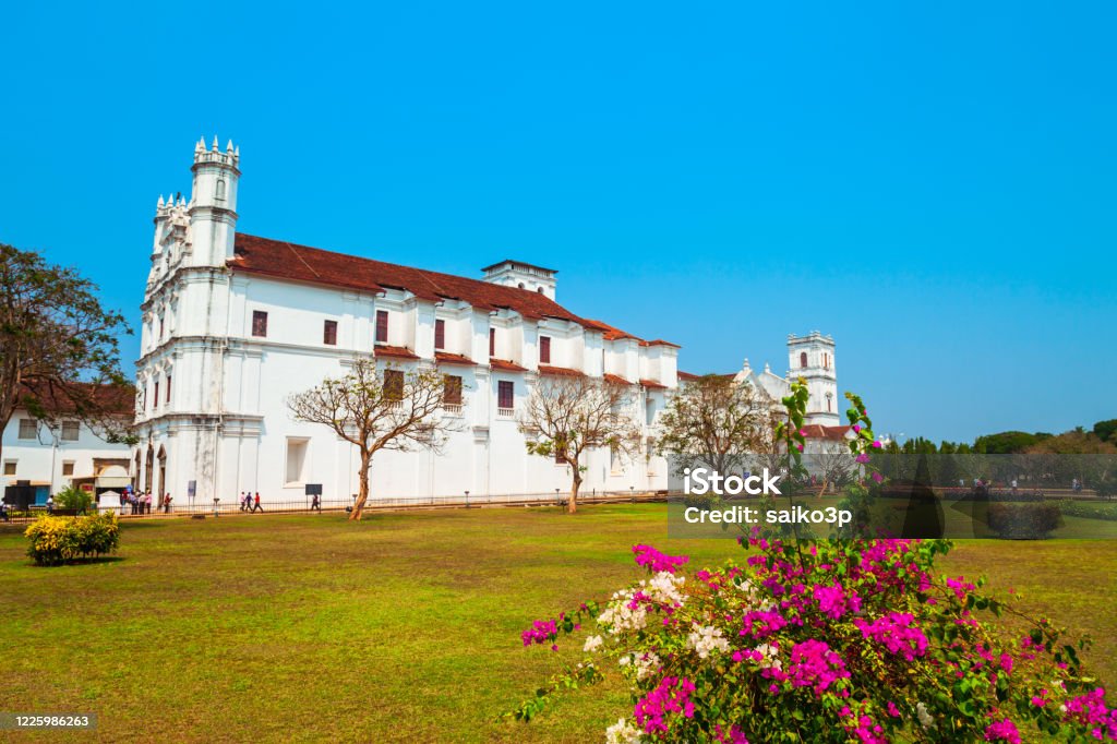 Catholic church in Old Goa The Church of St. Francis of Assisi is a roman catholic church located in Old Goa in India Architecture Stock Photo