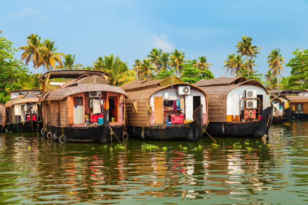 istock Houseboat in Alappuzha backwaters, Kerala 1225986271